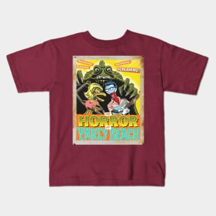 Mystery Science Rusty Barn Sign 3000 - Horror of Party Beach Kids T-Shirt